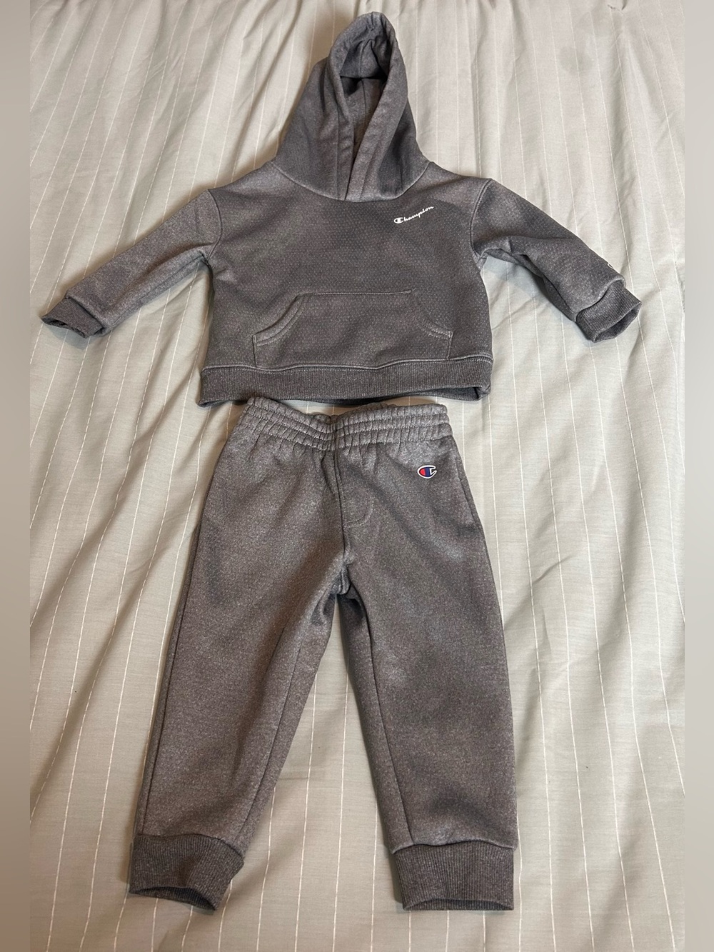 Champion Kids Gray Hoodie & Joggers Set